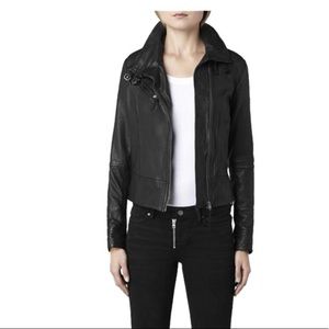 All Saints black Belvedere Jacket